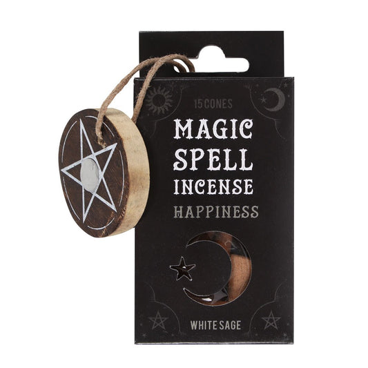 White Sage 'Happiness' Spell Incense Cones