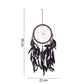 Dreamcatcher Purple Peacock Feather