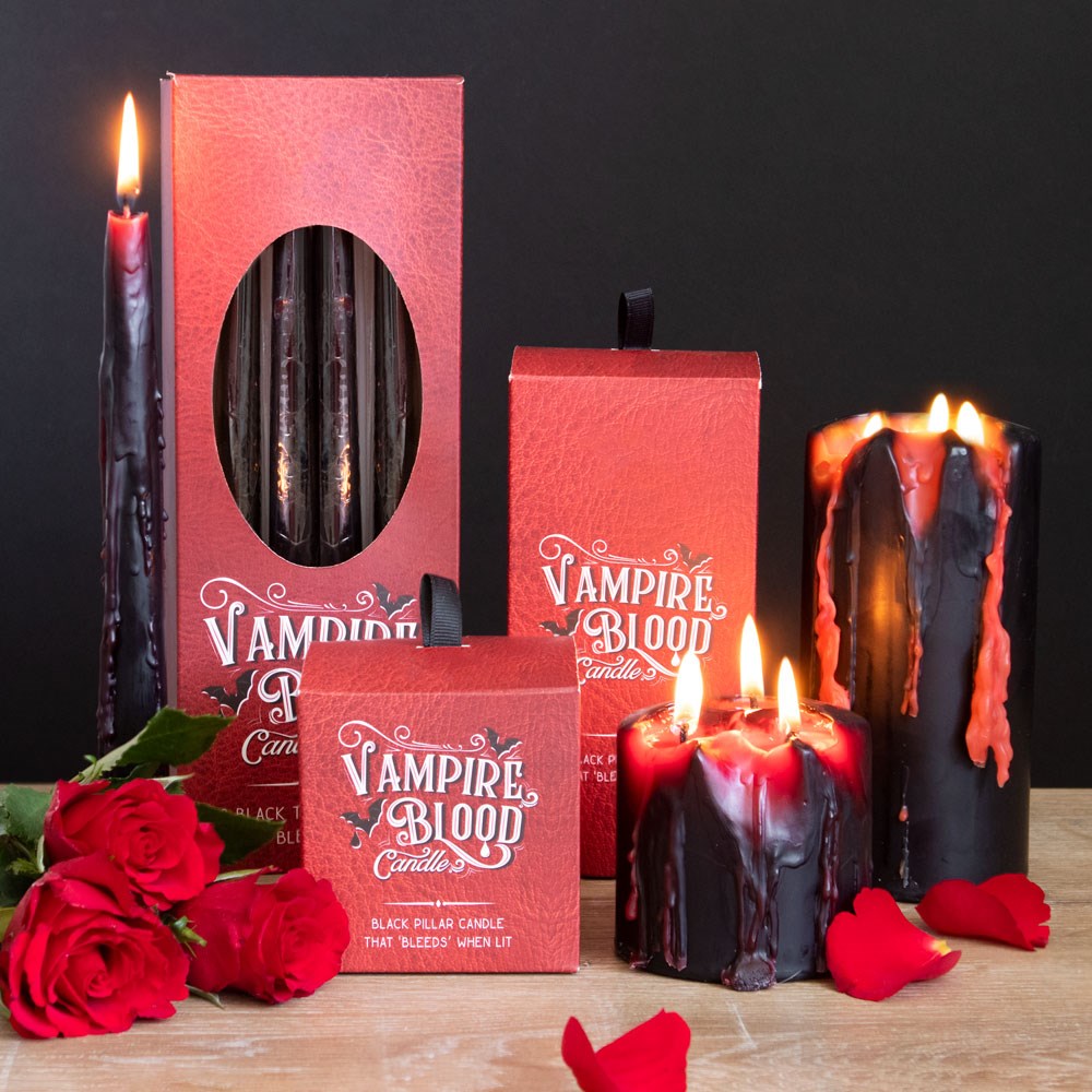 Large Vampire Blood Pillar Candle NEW!