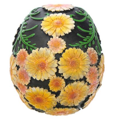 Day of the Dead Skull Head with Daisy Floral Motif