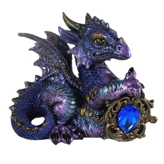 Blue Dragon with Gem