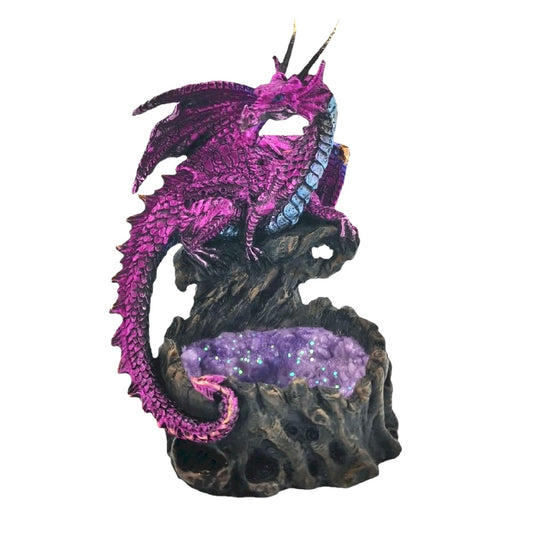 Purple Dragon with Gem Pool