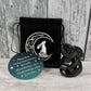 Moon Gazing Hare Glass Charm
