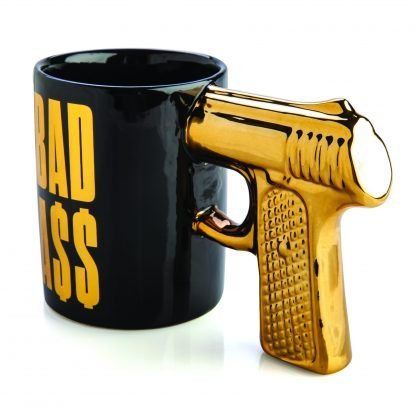 Bad Ass 3D Gun Handle Mug