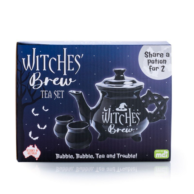 Witches’ Brew Cauldron Tea Set