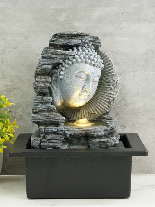 Water Feature Buddha on Rock