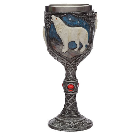 Decorative Protector of the North Night of the Wolf Goblet