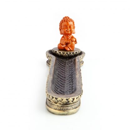 Red Baby Buddha Incense Burner