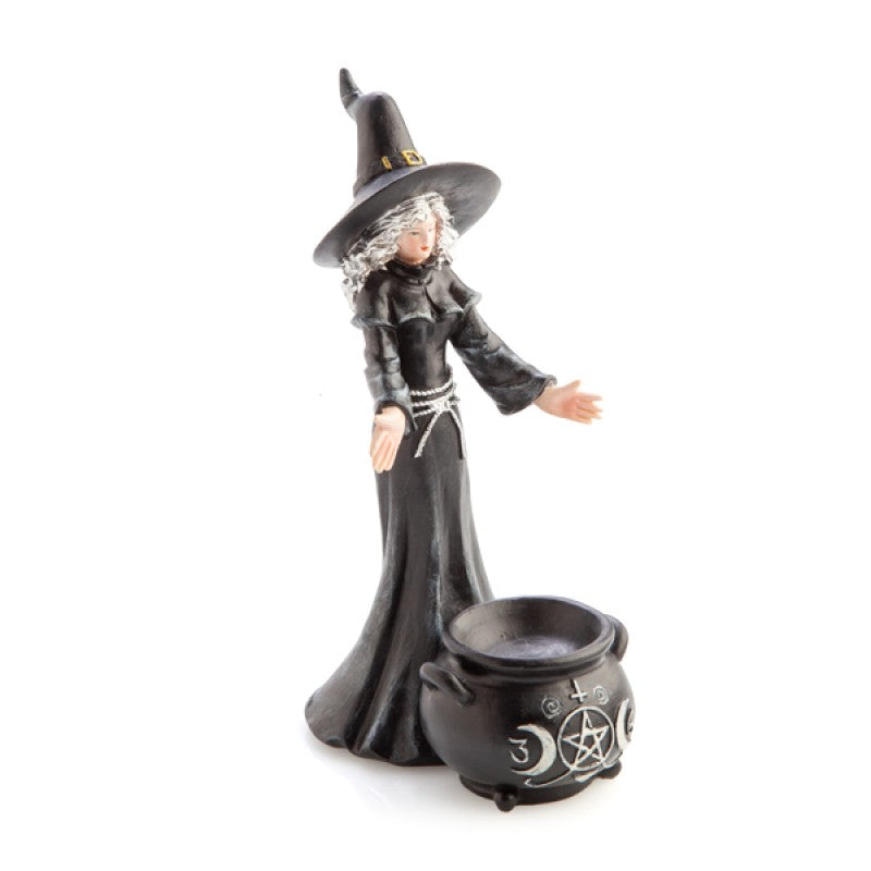 Witch & Cauldron Incense Burner