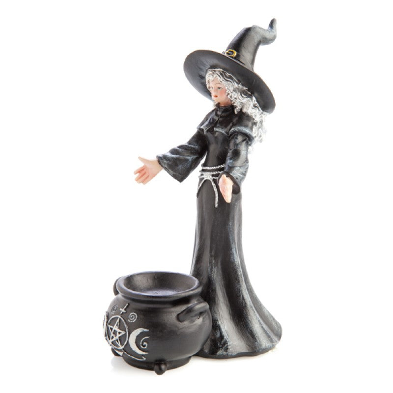 Witch & Cauldron Incense Burner