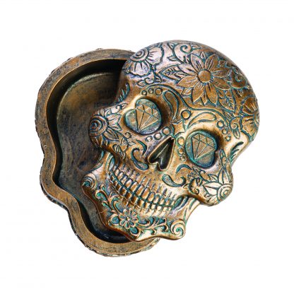 Candy Skull Trinket Box