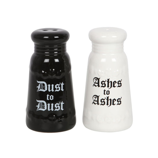 Ashes to Ashes Salt and Pepper Set NEW!