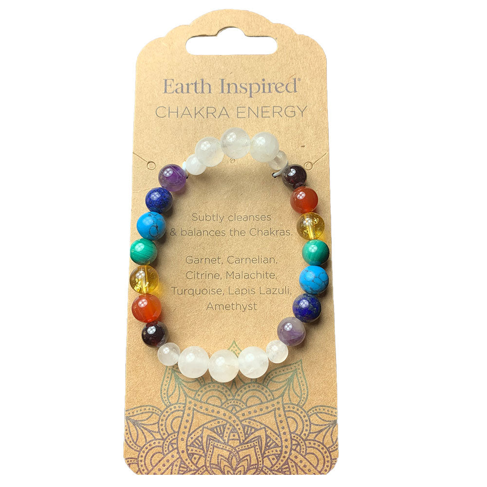 Chakra Energy 8mm Bead Bracelet