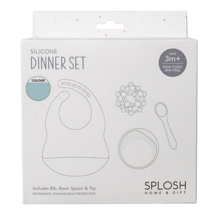 Silicone Baby Dinner Set Gift Boxed