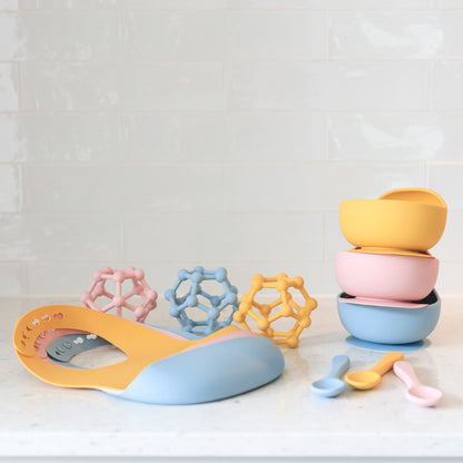 Silicone Baby Dinner Set Gift Boxed