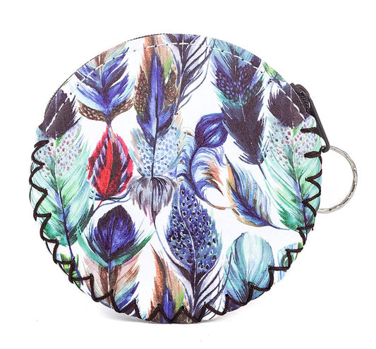 Feathers Coin Purse