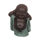 Turquoise Hear/Speak/See Buddha