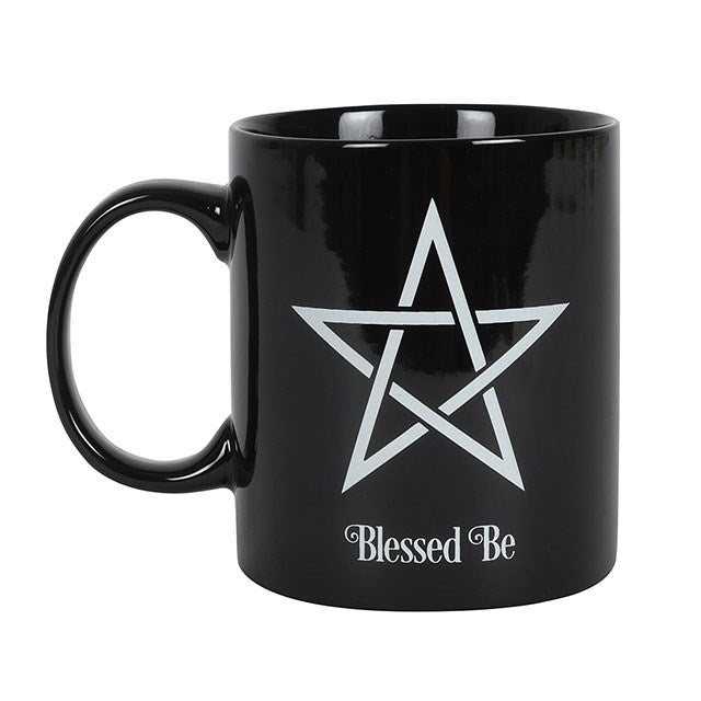 Blessed Be Pentagram Ceramic Mug