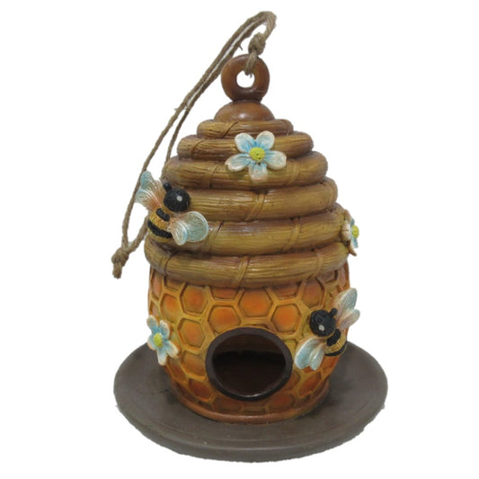 Polyresin Bird House Hanger Hive NEW!