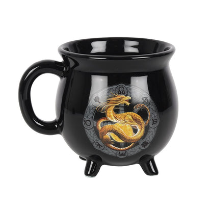 Litha Colour Changing Dragon Mug by Anne Stokes