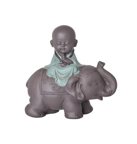 Happy Buddha on Elephant