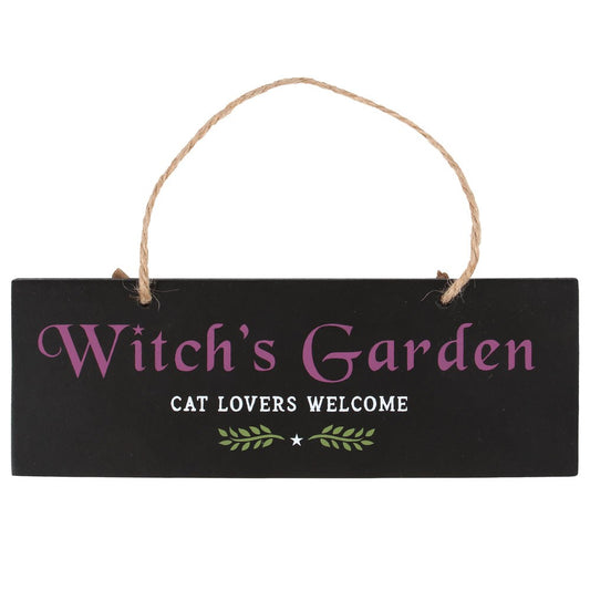 Witch's Garden Hanging Sign NEW!