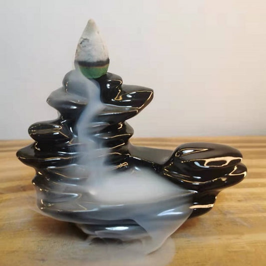 Pebble Stack Backflow Incense Burner NEW!