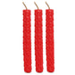 Red Beeswax Spell Candles - Love
