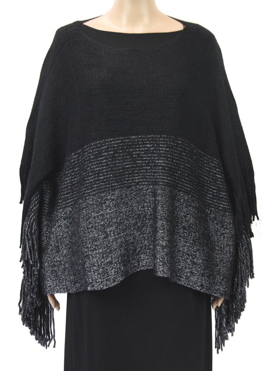 poncho top with lurex