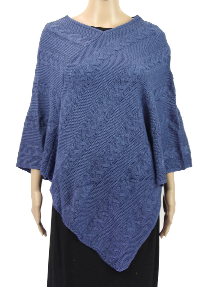 plait lines poncho