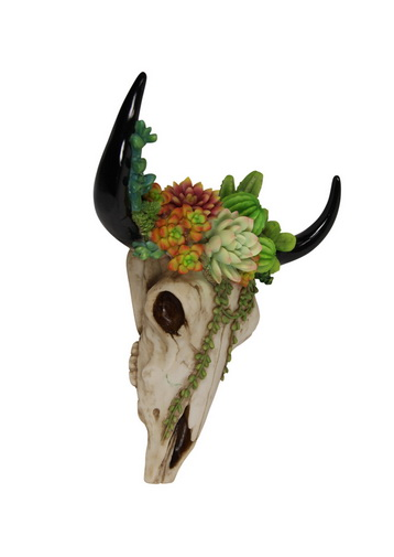 Cactus Cow Skull