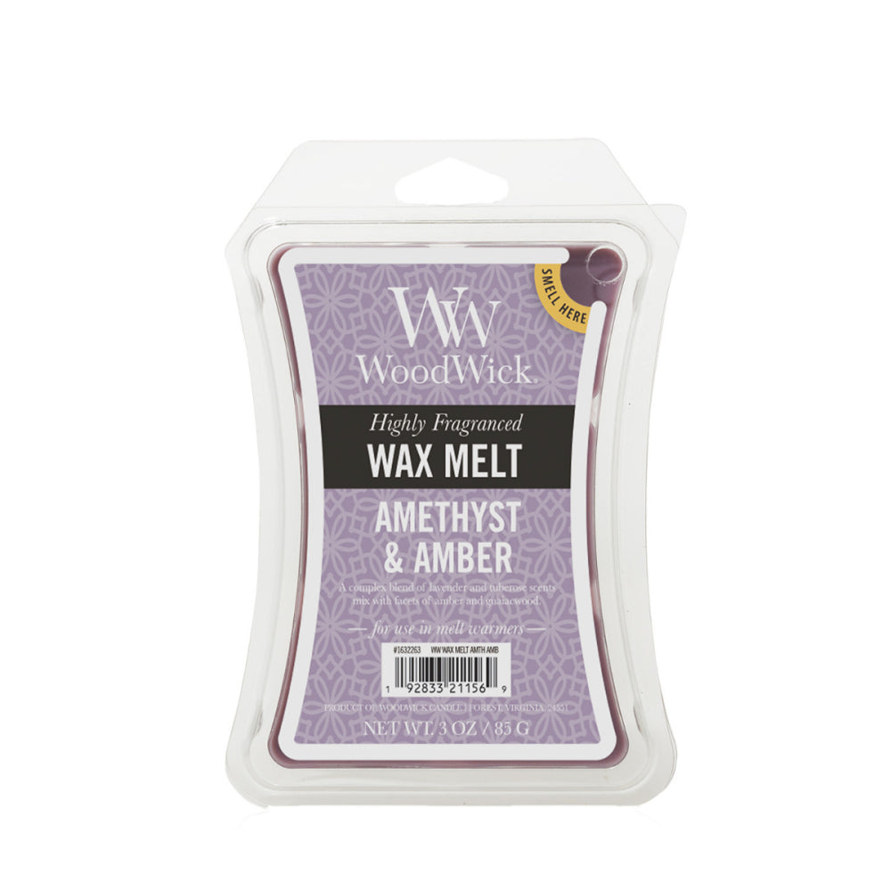 WoodWick Amethyst & Amber Wax Melt