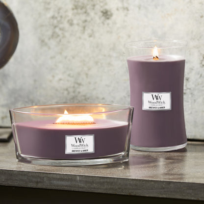 WoodWick Amethyst & Amber Large