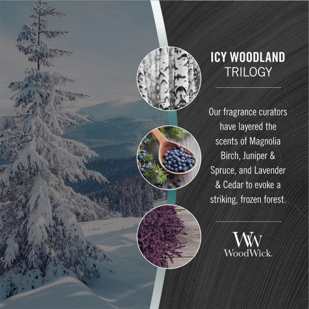 WoodWick Icy Woodland Trilogy Large