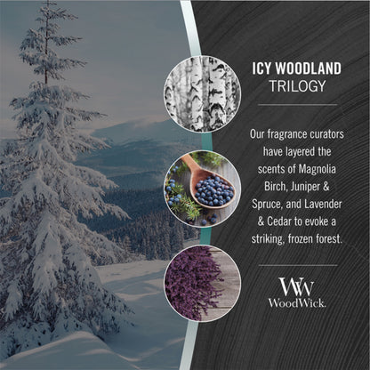 WoodWick Icy Woodland Trilogy Large