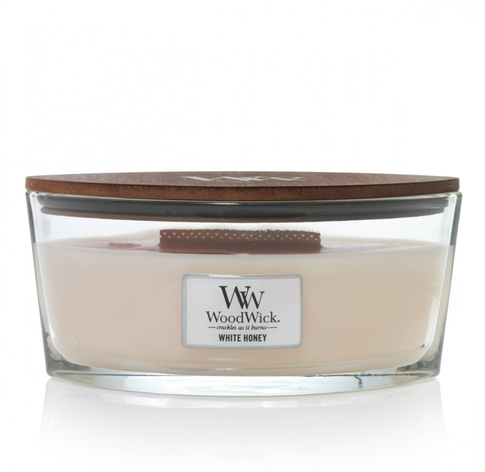 Woodwick White Honey Elipse